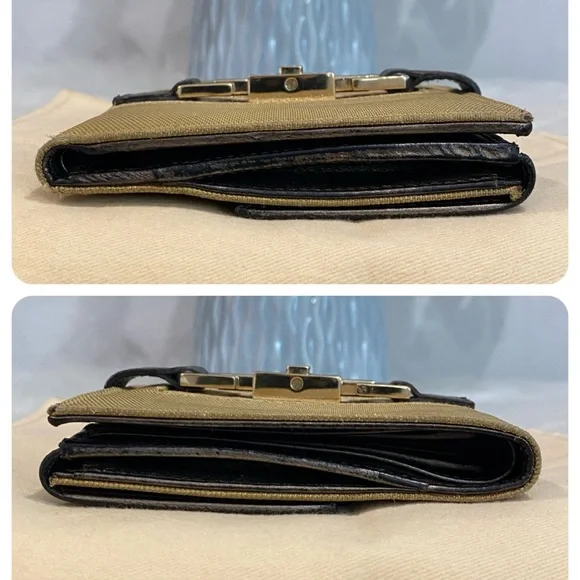 GUCCI Jackie Gold/Metallic Compact Wallet - Picture 14 of 15